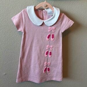 Little English Ballet Dress with Peter Pan collar